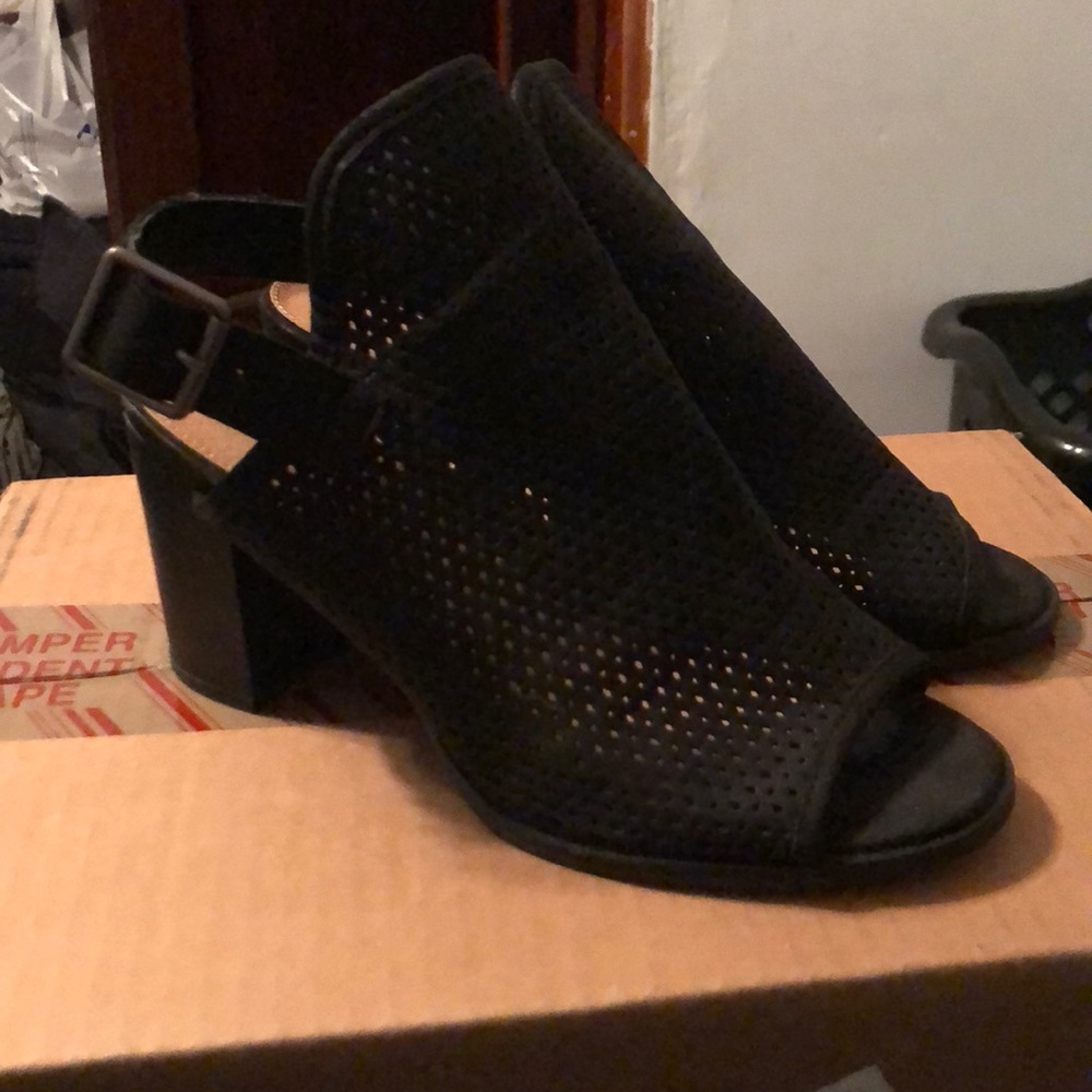 New York & Company Open Toe Booties